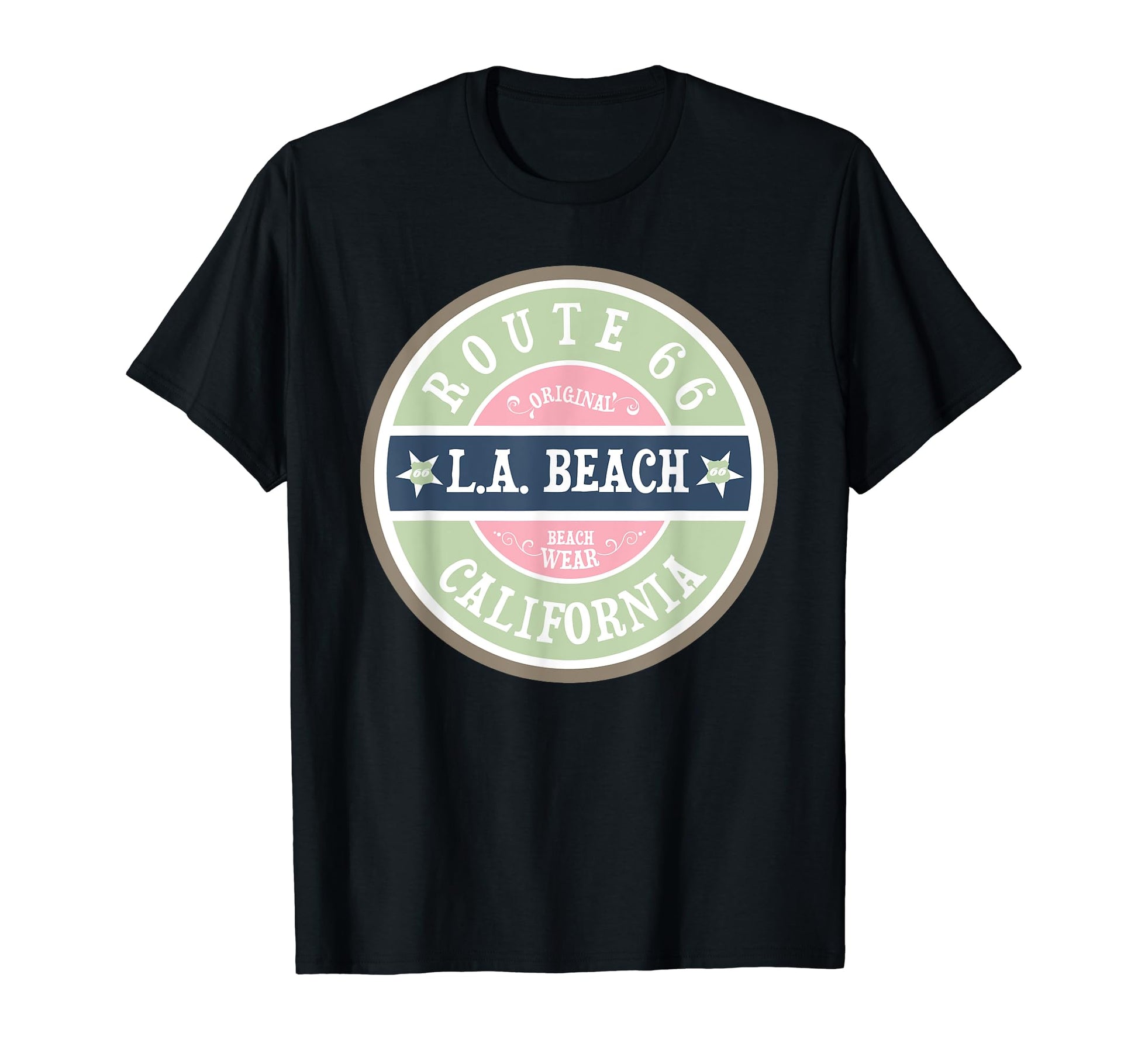 Route 66 Original La Beach Wear T-Shirt - Graphic Print for Adults - T-Shirt, Sweatshirt, Hoodie