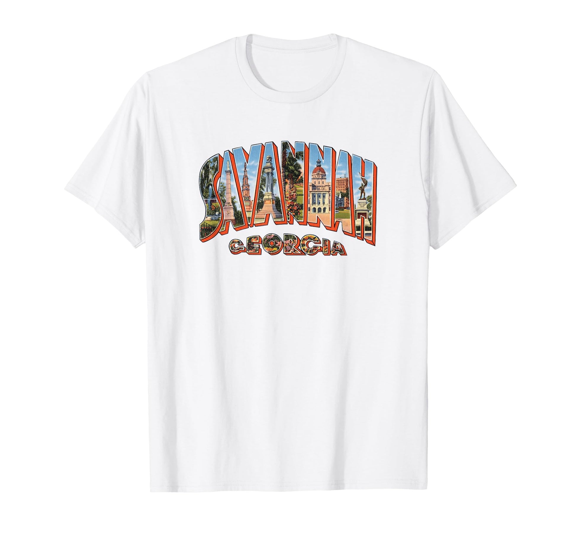 Savannah Georgia Ga Souvenir T-Shirt - Trendy Graphic Unisex - T-Shirt, Sweatshirt, Hoodie