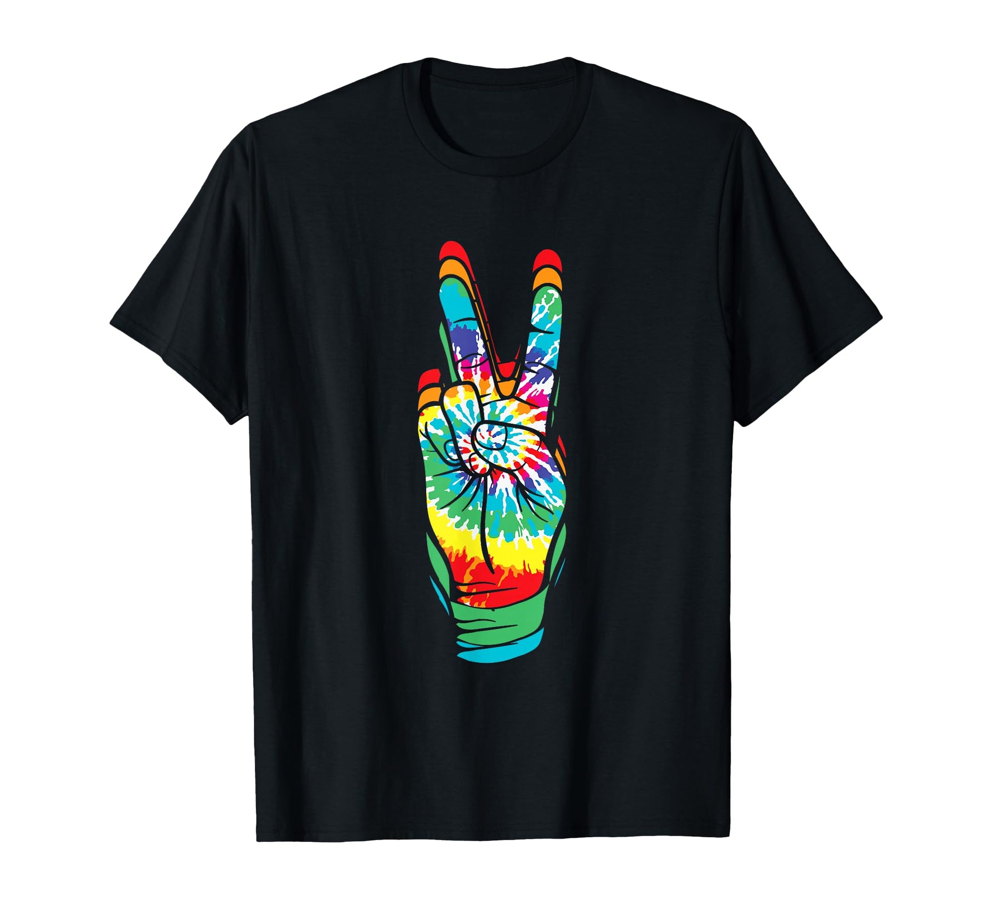 Peace Sign Tie Dye 60S 70S Hippie T-Shirt - Streetwear Style Men Women - T-Shirt, Sweatshirt, Hoodie