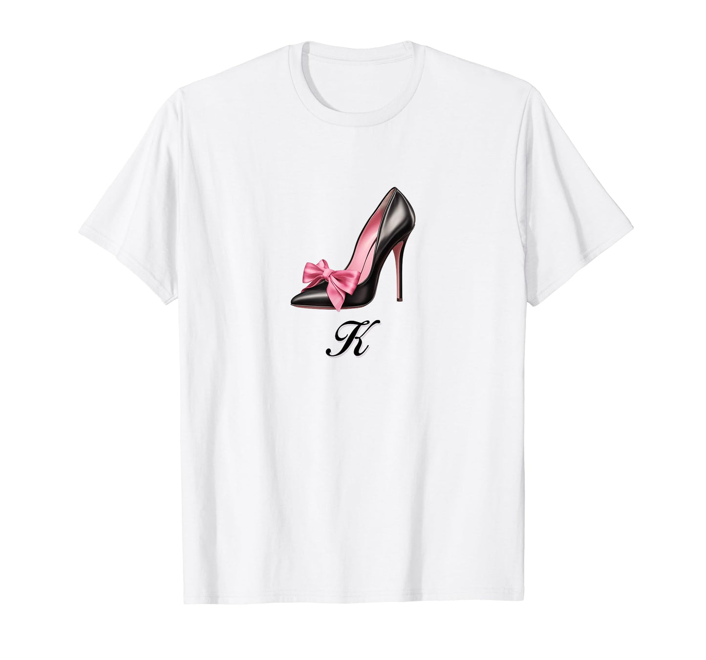 K High Heel Coquette Bow Girlcore T-Shirt - Aesthetic Graphic for Adults - T-Shirt, Sweatshirt, Hoodie