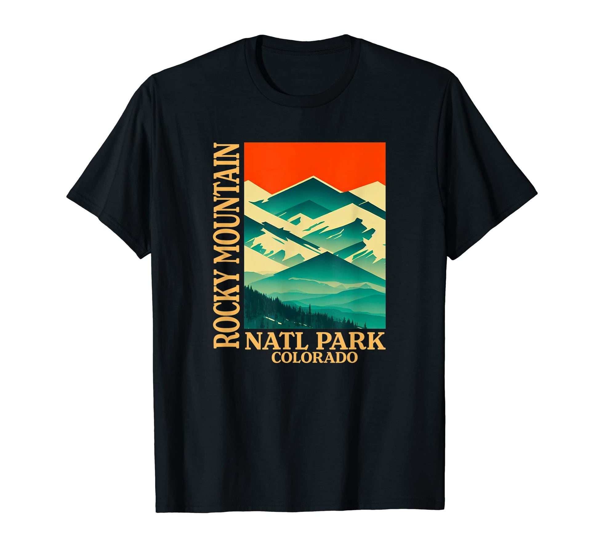 Colorado Rocky Mountain National T-Shirt - Aesthetic Graphic for Adults - T-Shirt, Sweatshirt, Hoodie