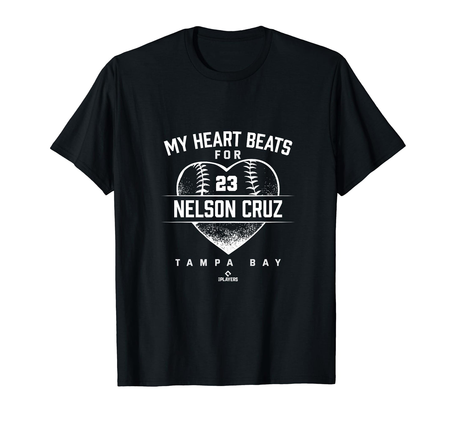 My Heart Beats Nelson Cruz Florida T-Shirt - Minimalist Print Men Women - T-Shirt, Sweatshirt, Hoodie