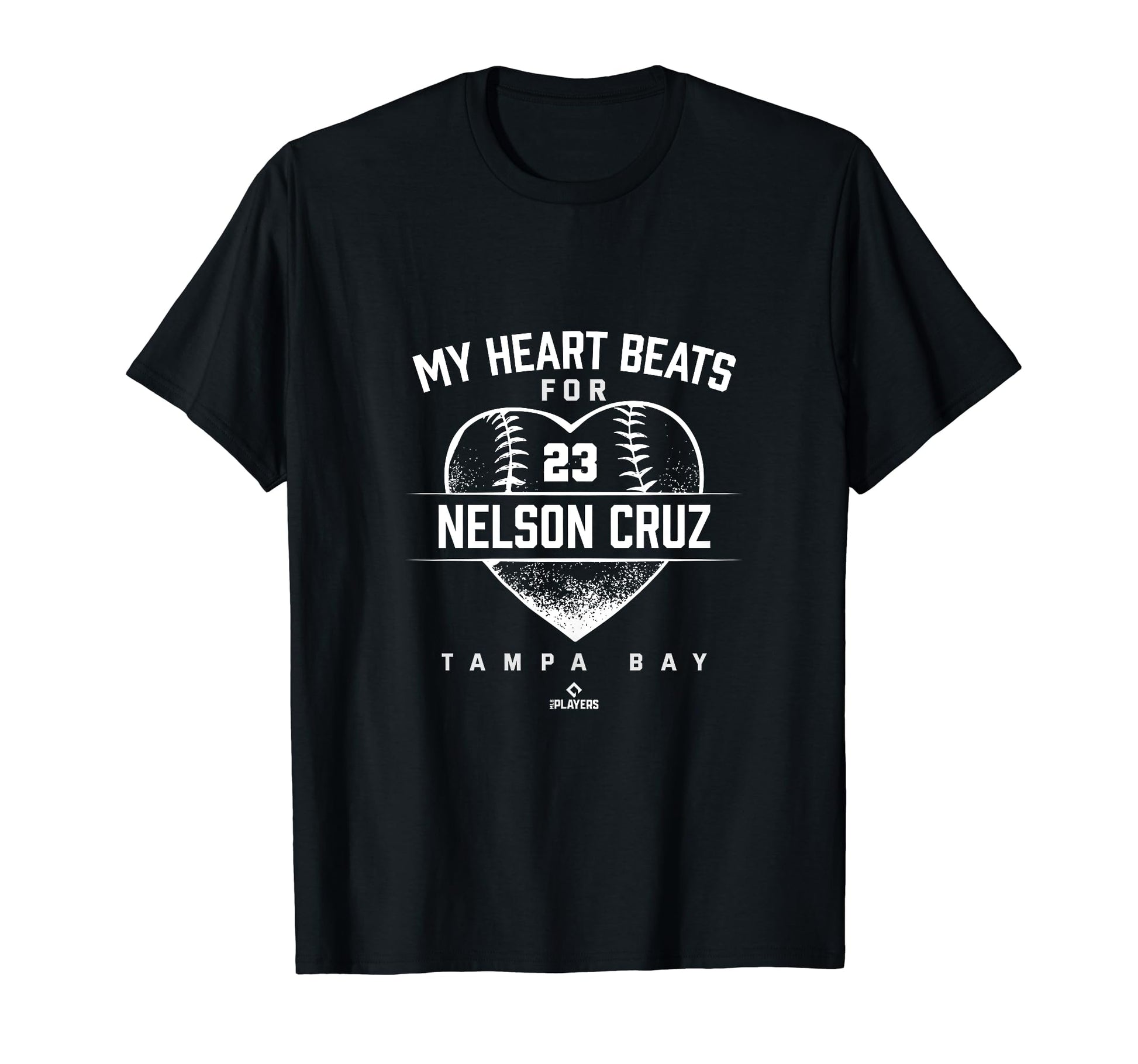 My Heart Beats Nelson Cruz Florida T-Shirt - Minimalist Print Men Women - T-Shirt, Sweatshirt, Hoodie
