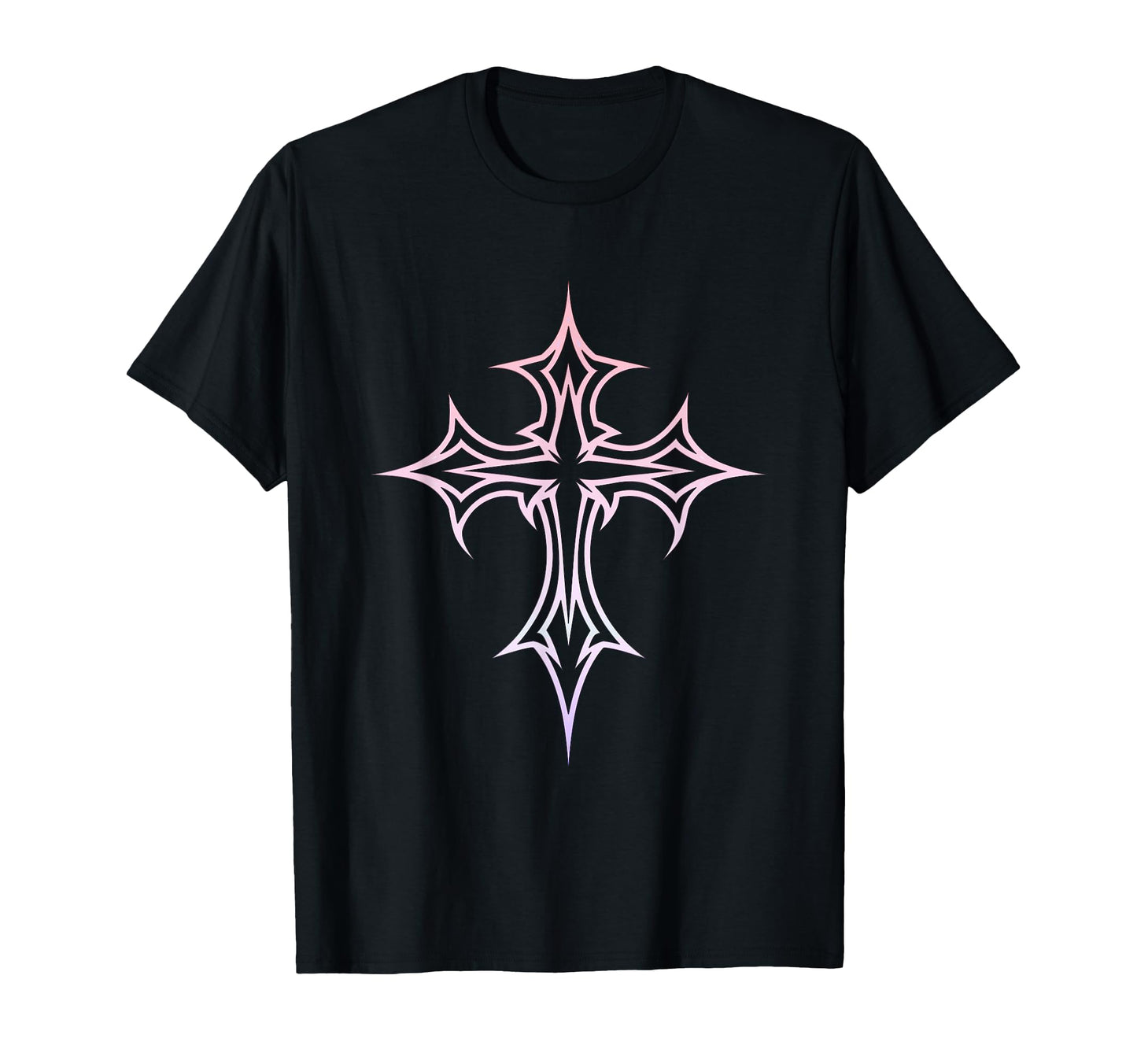 Gothic Cross Y2K Aesthetic Emo Goth T-Shirt - Graphic Print Men Women - T-Shirt, Sweatshirt, Hoodie