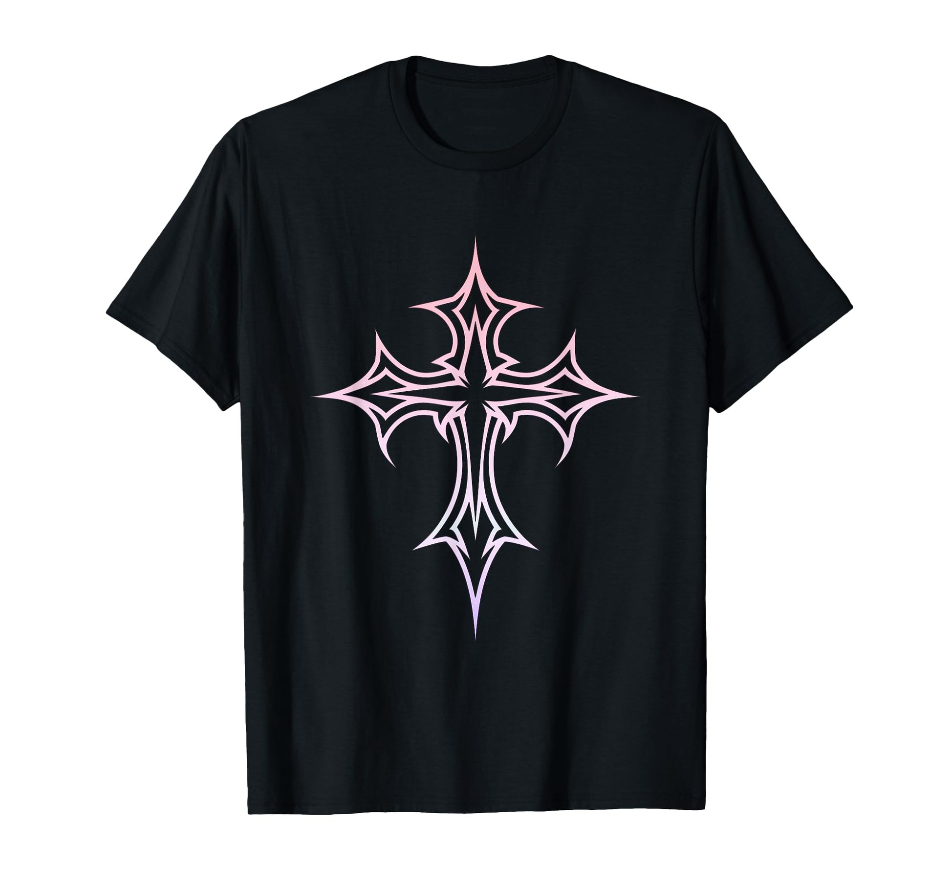 Gothic Cross Y2K Aesthetic Emo Goth T-Shirt - Graphic Print Men Women - T-Shirt, Sweatshirt, Hoodie