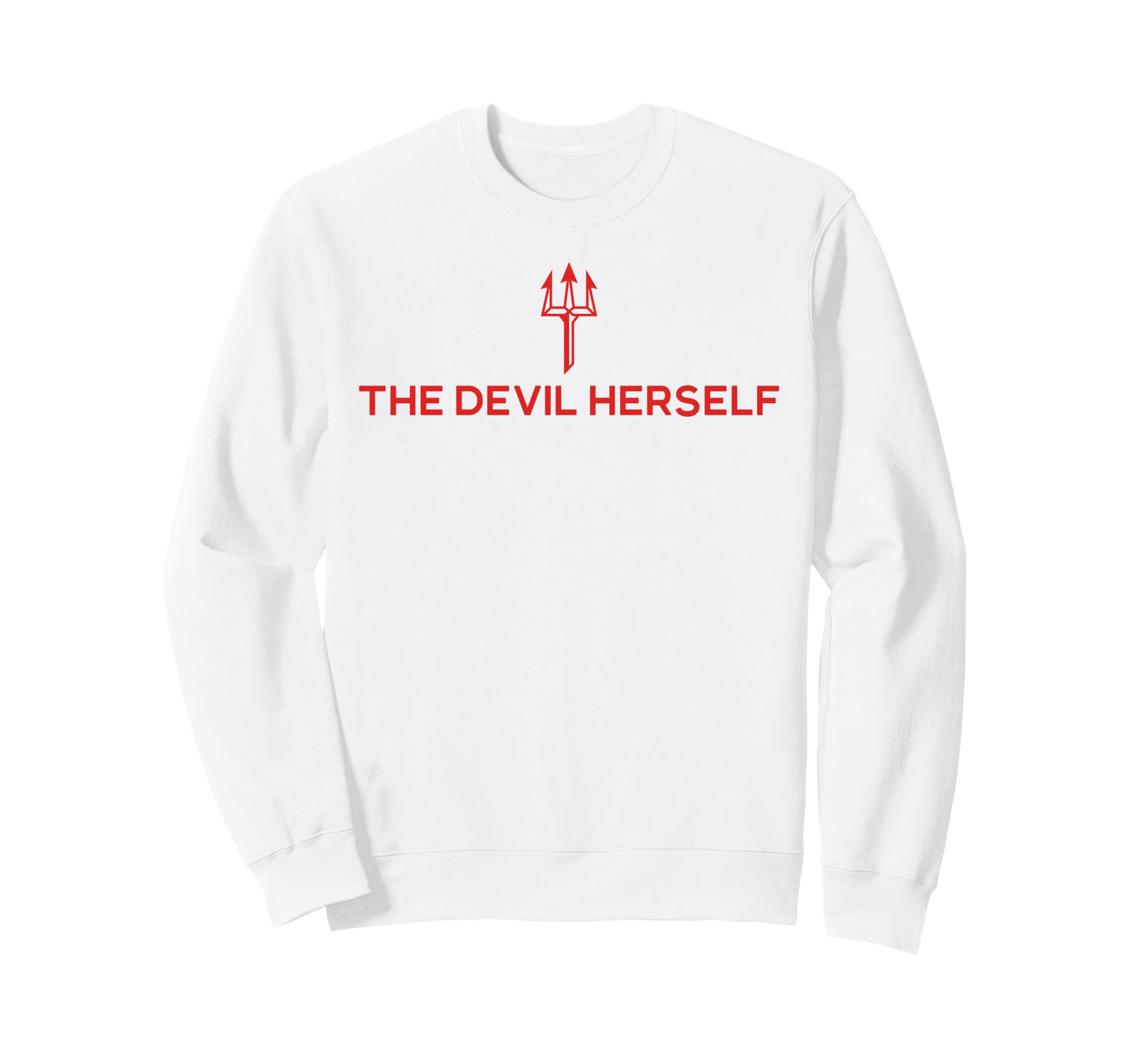 Devil Herself Occult Dark Feminine Sweatshirt - Streetwear Style Unisex - T-Shirt, Sweatshirt, Hoodie