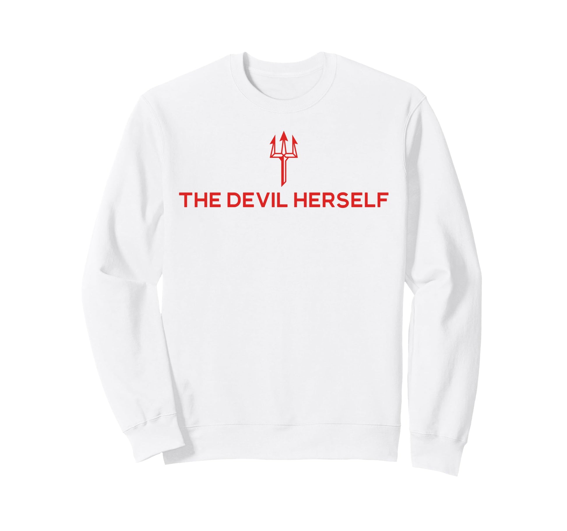 Devil Herself Occult Dark Feminine Sweatshirt - Streetwear Style Unisex - T-Shirt, Sweatshirt, Hoodie