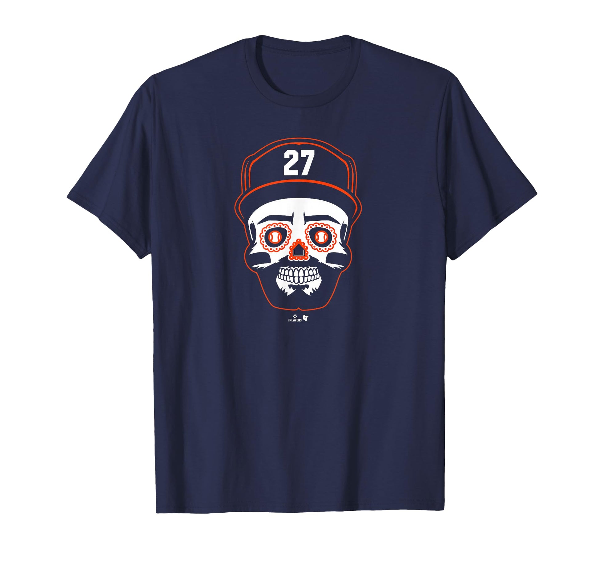 Jos Altuve Sugar Skull Houston T-Shirt - Minimalist Print for Adults - T-Shirt, Sweatshirt, Hoodie