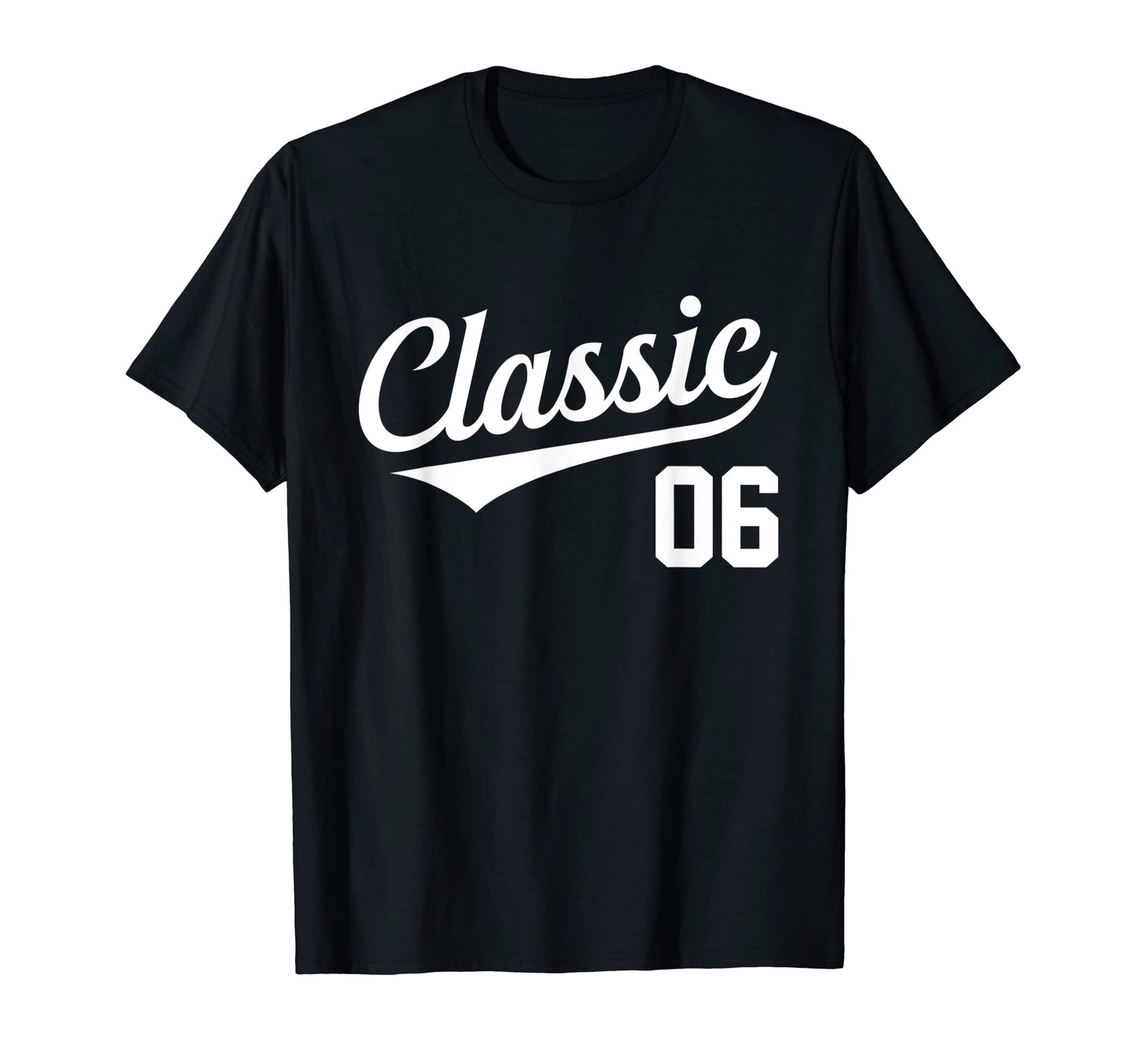 Baseball Jersey Birthday Age 06 T-Shirt - Custom Art Print Unisex - T-Shirt, Sweatshirt, Hoodie