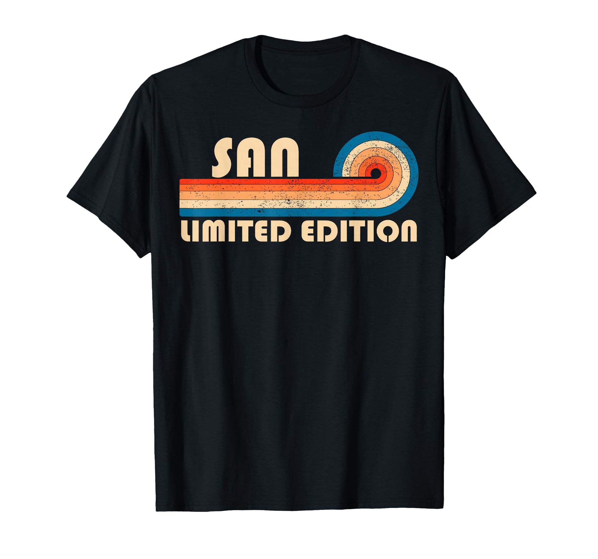 San 70S 80S Sunset Stripe T-Shirt - Graphic Print for Adults - T-Shirt, Sweatshirt, Hoodie