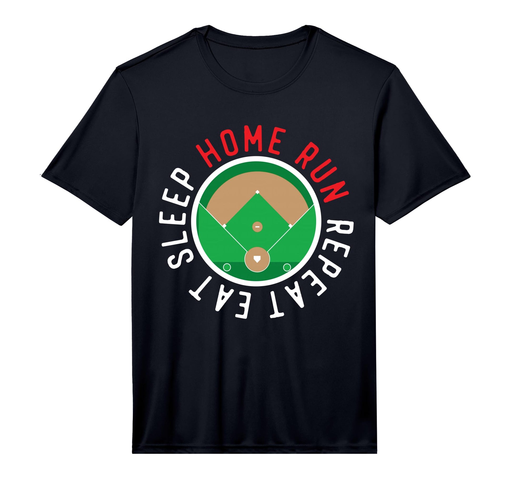 Eat Sleep Home Run Repeat Baseball Is T-Shirt - Minimalist Print Men Women - T-Shirt, Sweatshirt, Hoodie