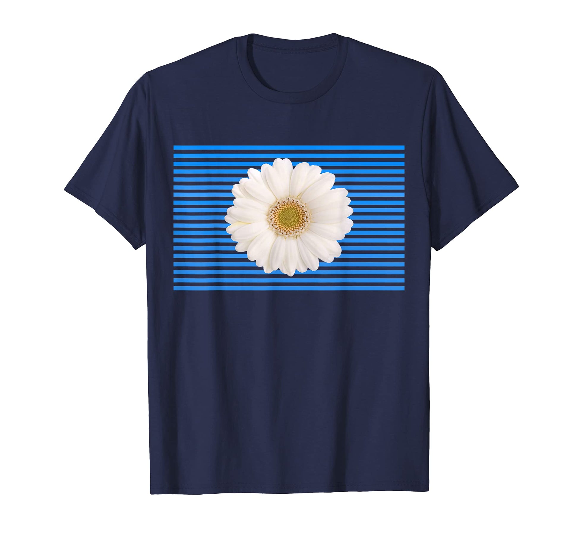 90S Stripe Daisy T-Shirt - Novelty Apparel Men Women - T-Shirt, Sweatshirt, Hoodie