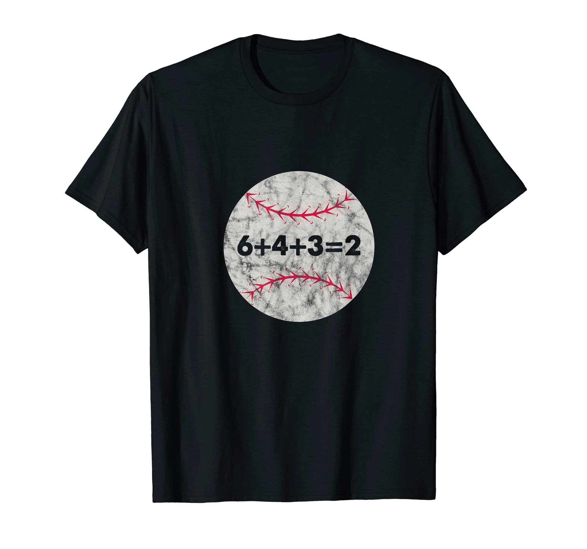 6 4 3 2 Double Play Baseball T-Shirt - Casual Everyday Wear for Adults - T-Shirt, Sweatshirt, Hoodie