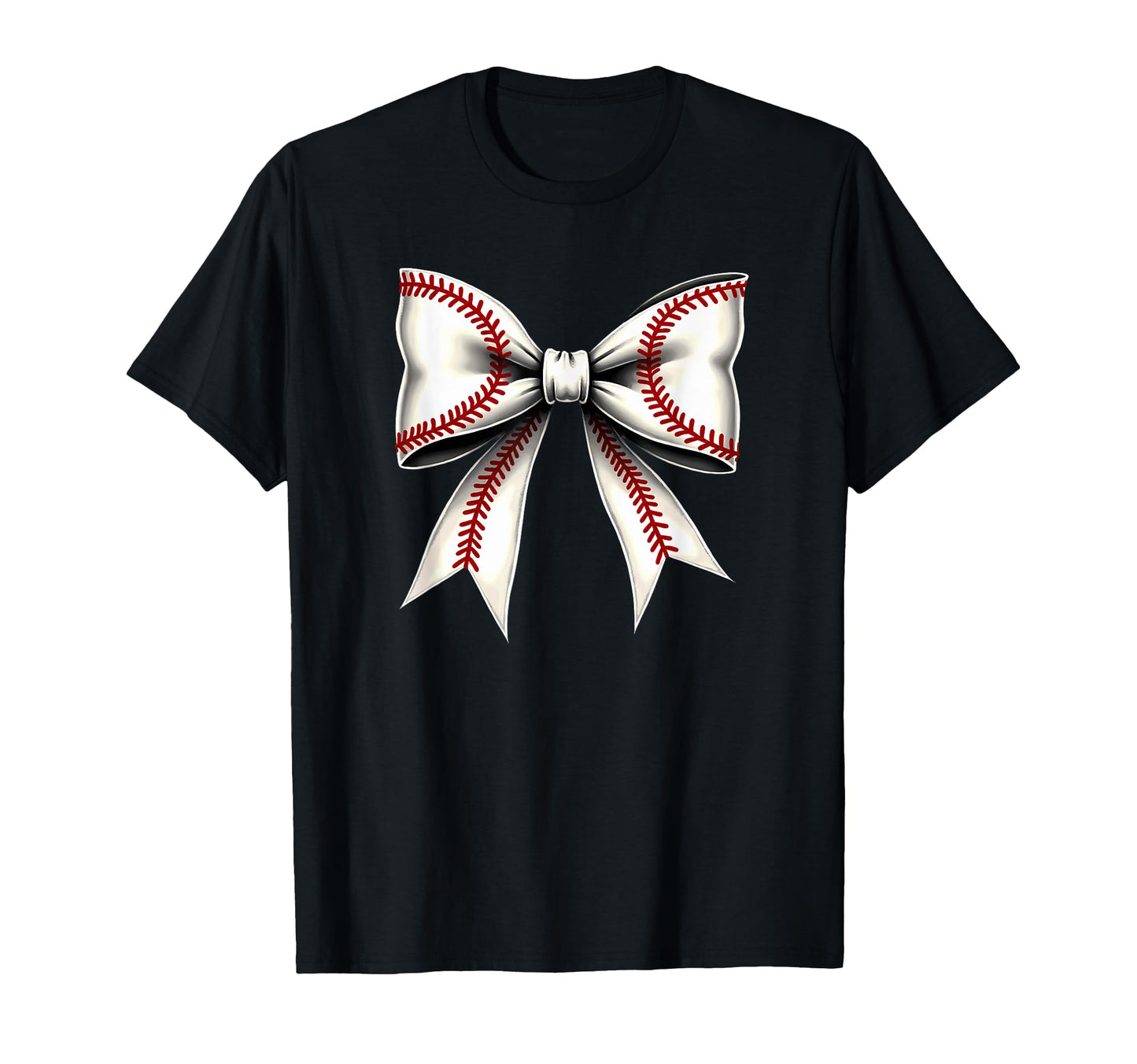 Baseball Coquette Bow Mommy T-Shirt - Novelty Apparel Men Women - T-Shirt, Sweatshirt, Hoodie