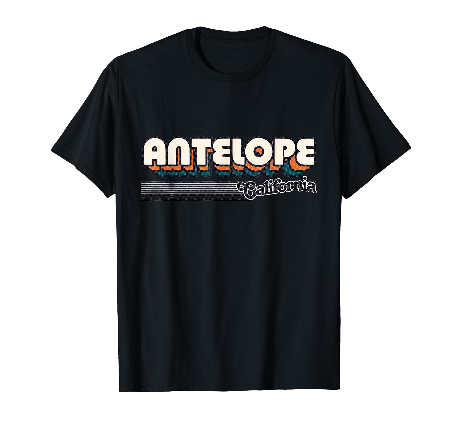 Antelope California Stripes T-Shirt - Minimalist Print Men Women - T-Shirt, Sweatshirt, Hoodie