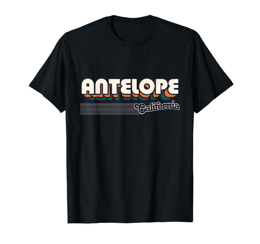 Antelope California Stripes T-Shirt - Minimalist Print Men Women - T-Shirt, Sweatshirt, Hoodie
