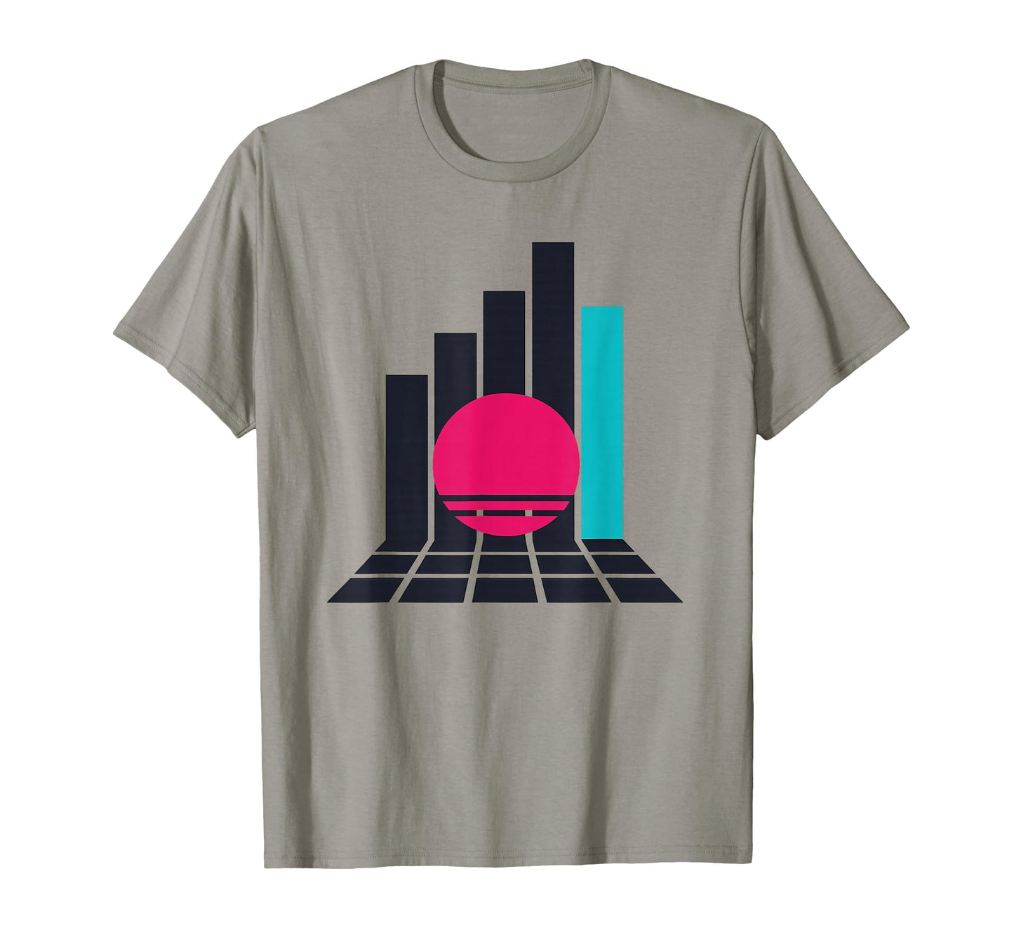 80S Synthwave T-Shirt - Minimalist Print for Adults - T-Shirt, Sweatshirt, Hoodie