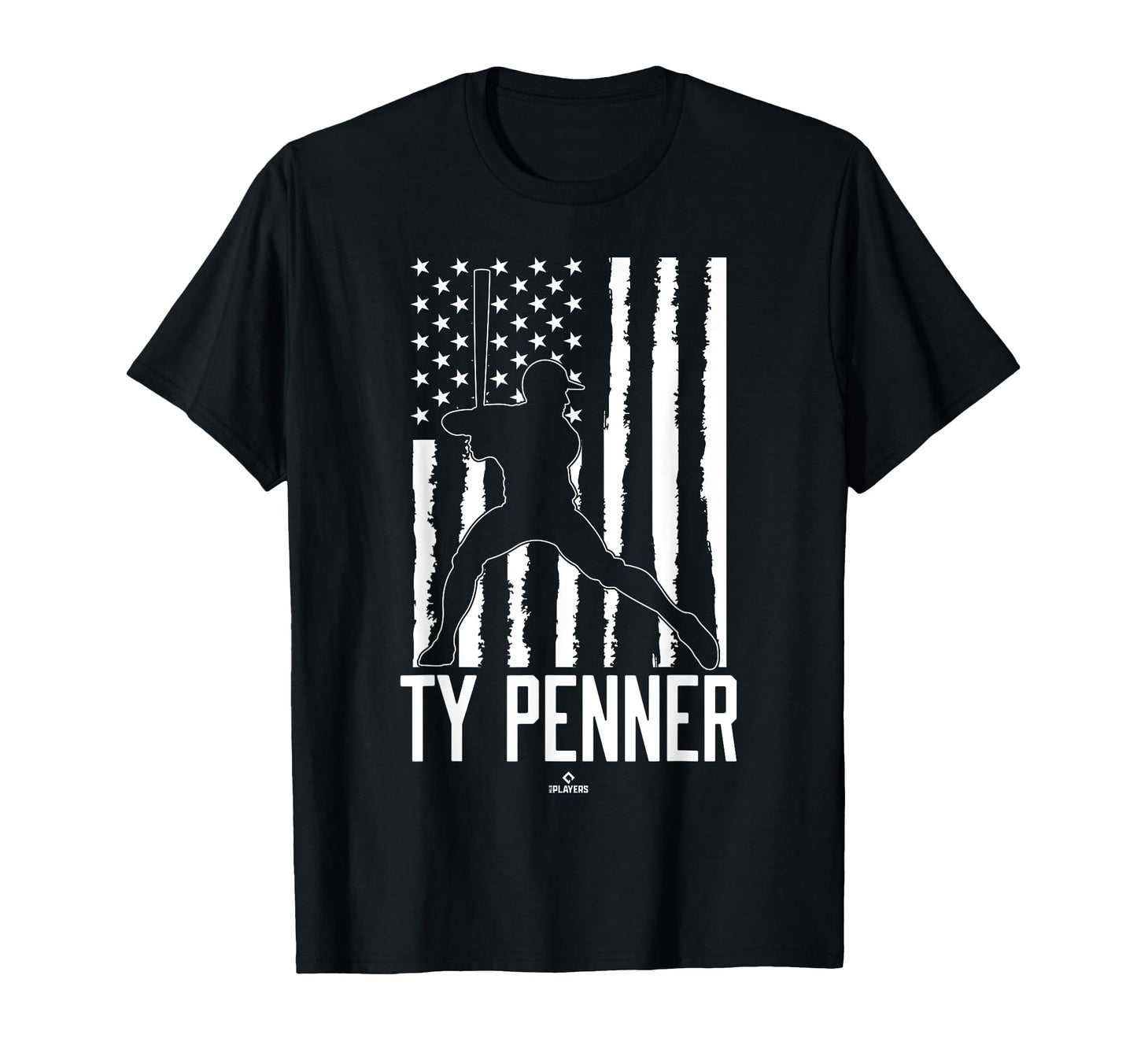 Distressed Flag Swing Ty Penner T-Shirt - Aesthetic Graphic for Adults - T-Shirt, Sweatshirt, Hoodie