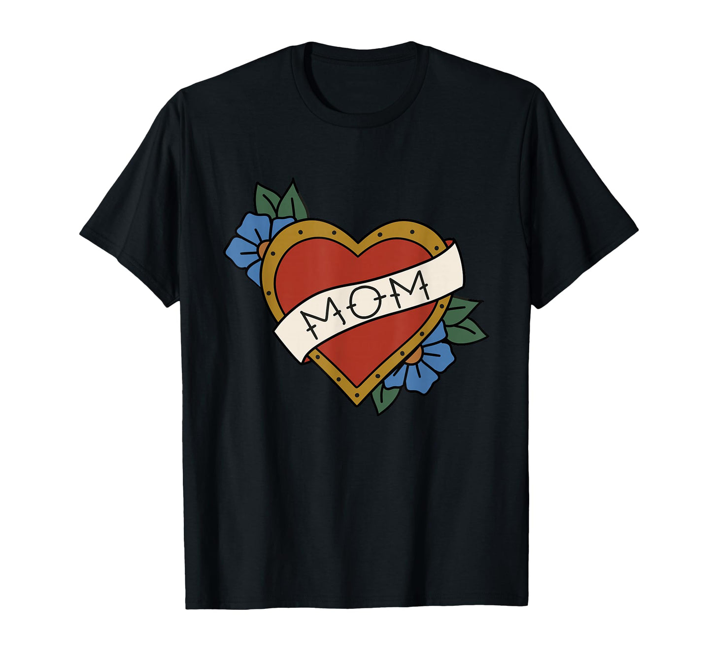 Tattoo Flash Mom Trad Traditional T-Shirt - Aesthetic Graphic Men Women - T-Shirt, Sweatshirt, Hoodie