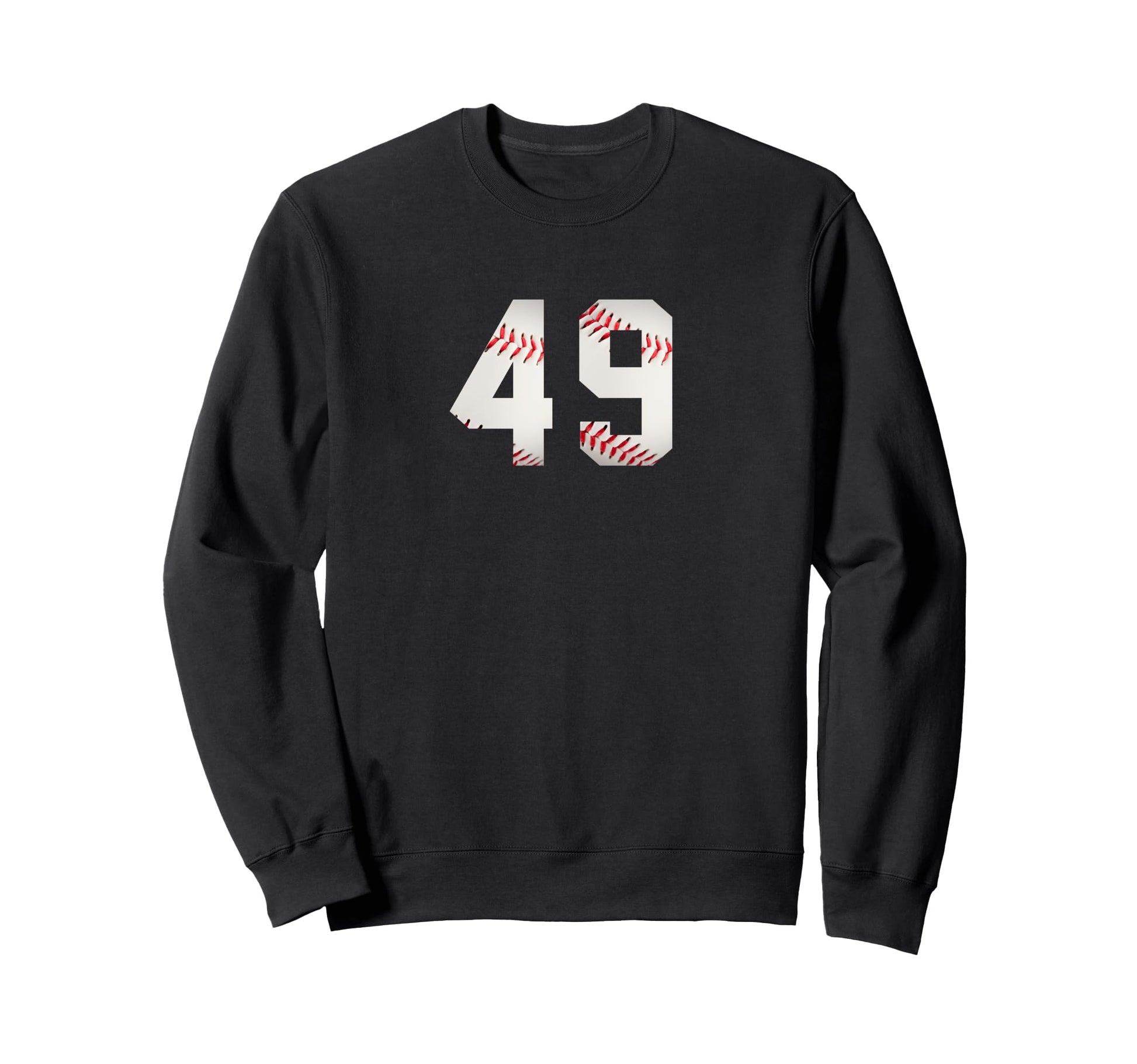 Number 49 Minimalist Birthday Sweatshirt - Unique Graphic Men Women - T-Shirt, Sweatshirt, Hoodie