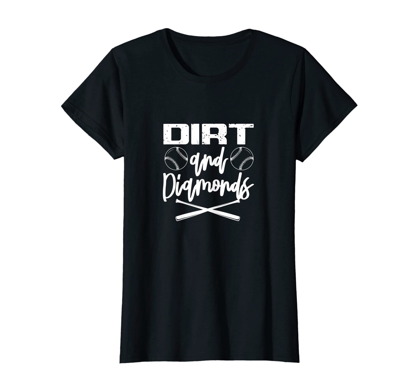 Womens Dirt And Diamonds Softball T-Shirt - Aesthetic Graphic Unisex - T-Shirt, Sweatshirt, Hoodie