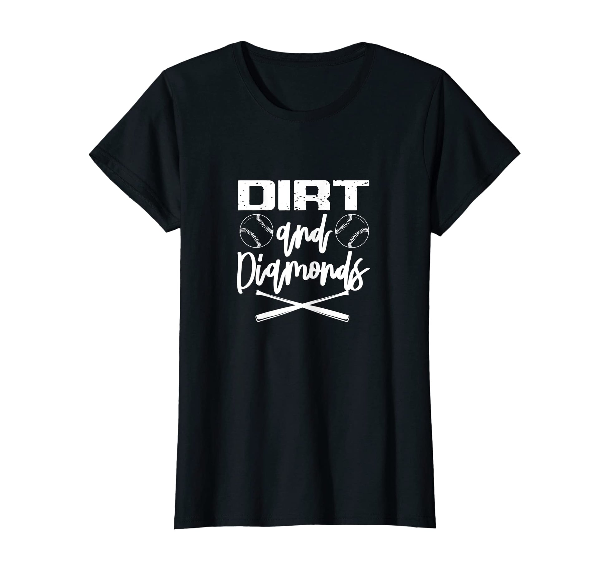 Womens Dirt And Diamonds Softball T-Shirt - Aesthetic Graphic Unisex - T-Shirt, Sweatshirt, Hoodie