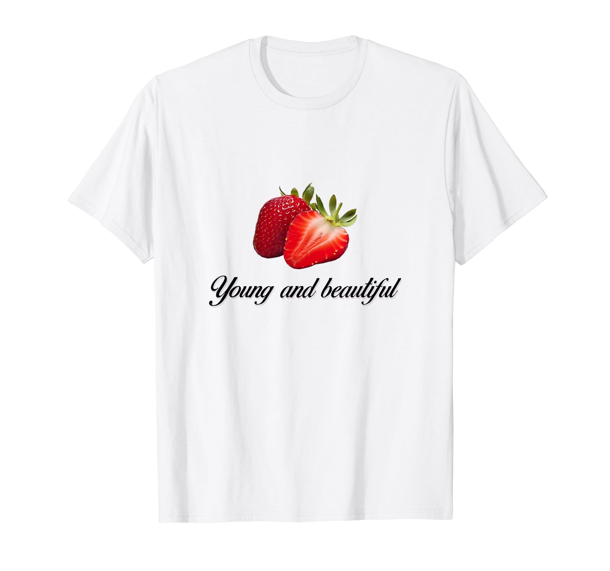So Real Strawberry Coquette Girlcore T-Shirt - Minimalist Print Men Women - T-Shirt, Sweatshirt, Hoodie
