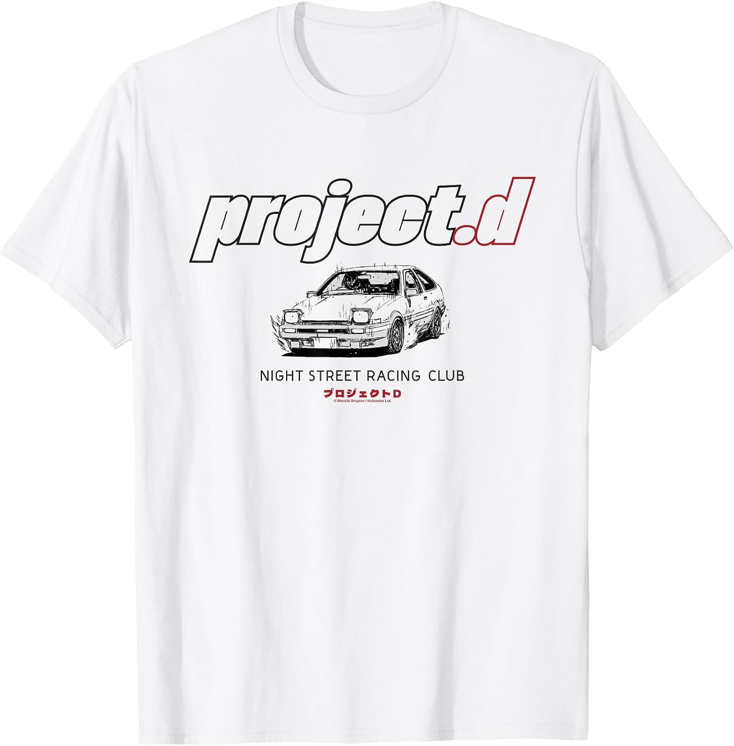 Initial D Manga - Adult & Kids T-Shirts, Sweatshirts & Hoodies apparel design preview 1