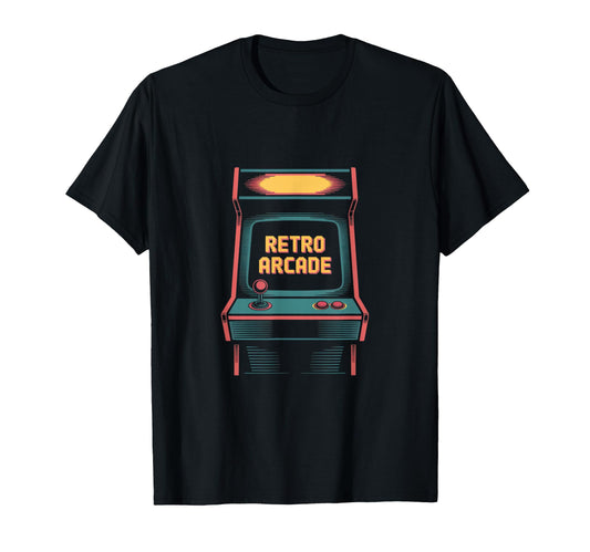 Arcade Pixel Joystick Cabinet Gamer T-Shirt - Novelty Apparel Unisex - T-Shirt, Sweatshirt, Hoodie