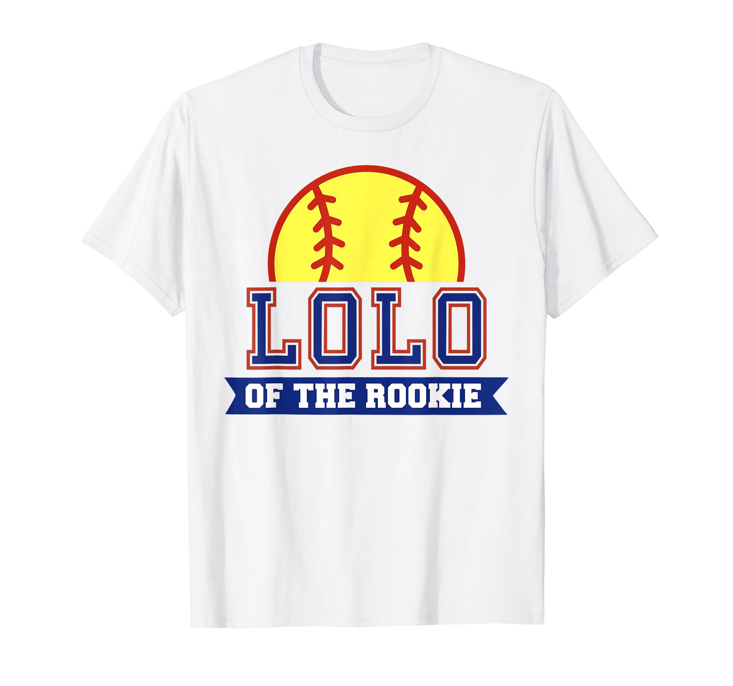 Lolo Rookie 1St Birthday Softball Theme T-Shirt - Unique Graphic Men Women - T-Shirt, Sweatshirt, Hoodie