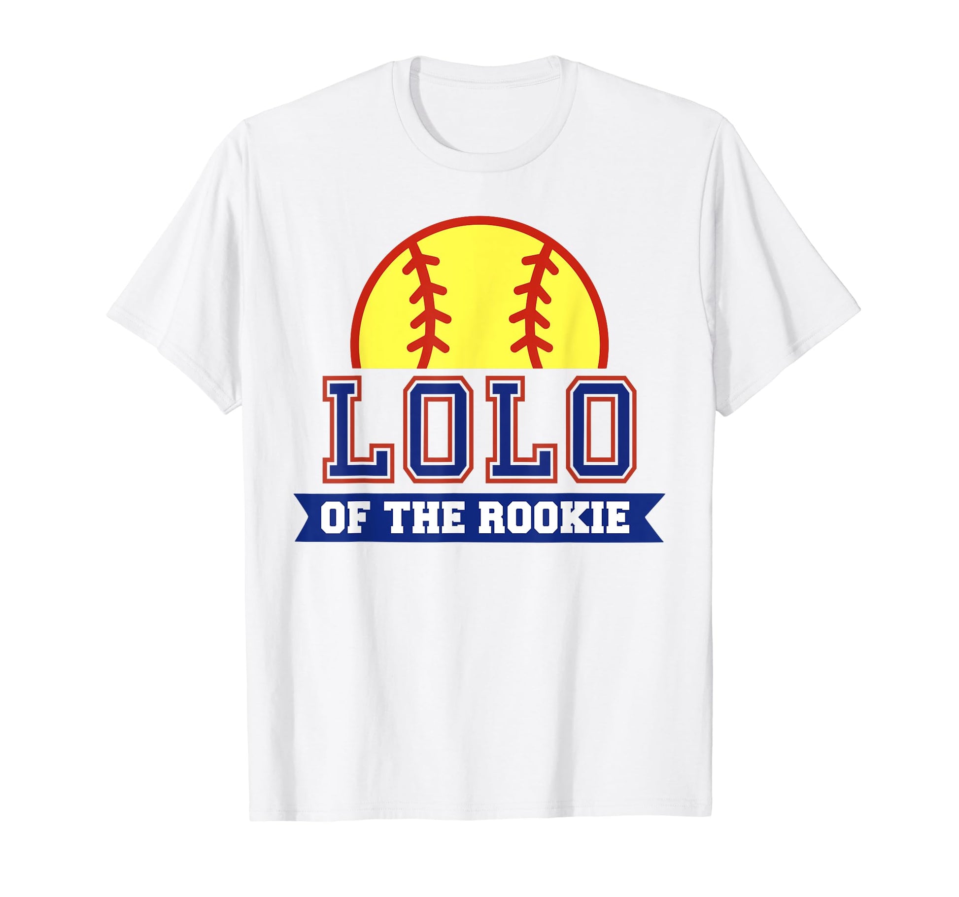Lolo Rookie 1St Birthday Softball Theme T-Shirt - Unique Graphic Men Women - T-Shirt, Sweatshirt, Hoodie