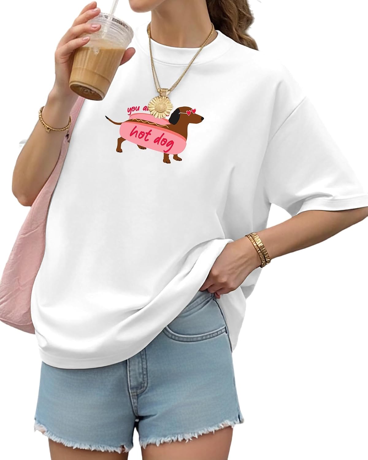 Womens Funny Dog Graphic Oversized Cute Art for Pet - Adult & Kids T-Shirts, Sweatshirts & Hoodies apparel design preview 1