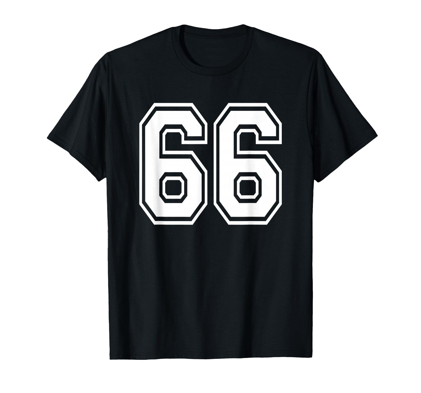 Number 66 66Th Birthday Gift Player T-Shirt - Streetwear Style for Adults - T-Shirt, Sweatshirt, Hoodie