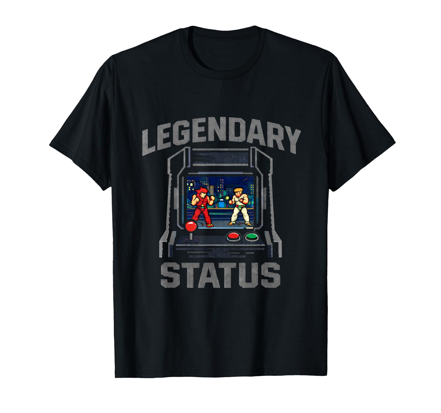 Pixel Fighter Arcade Gaming T-Shirt - Streetwear Style Unisex - T-Shirt, Sweatshirt, Hoodie