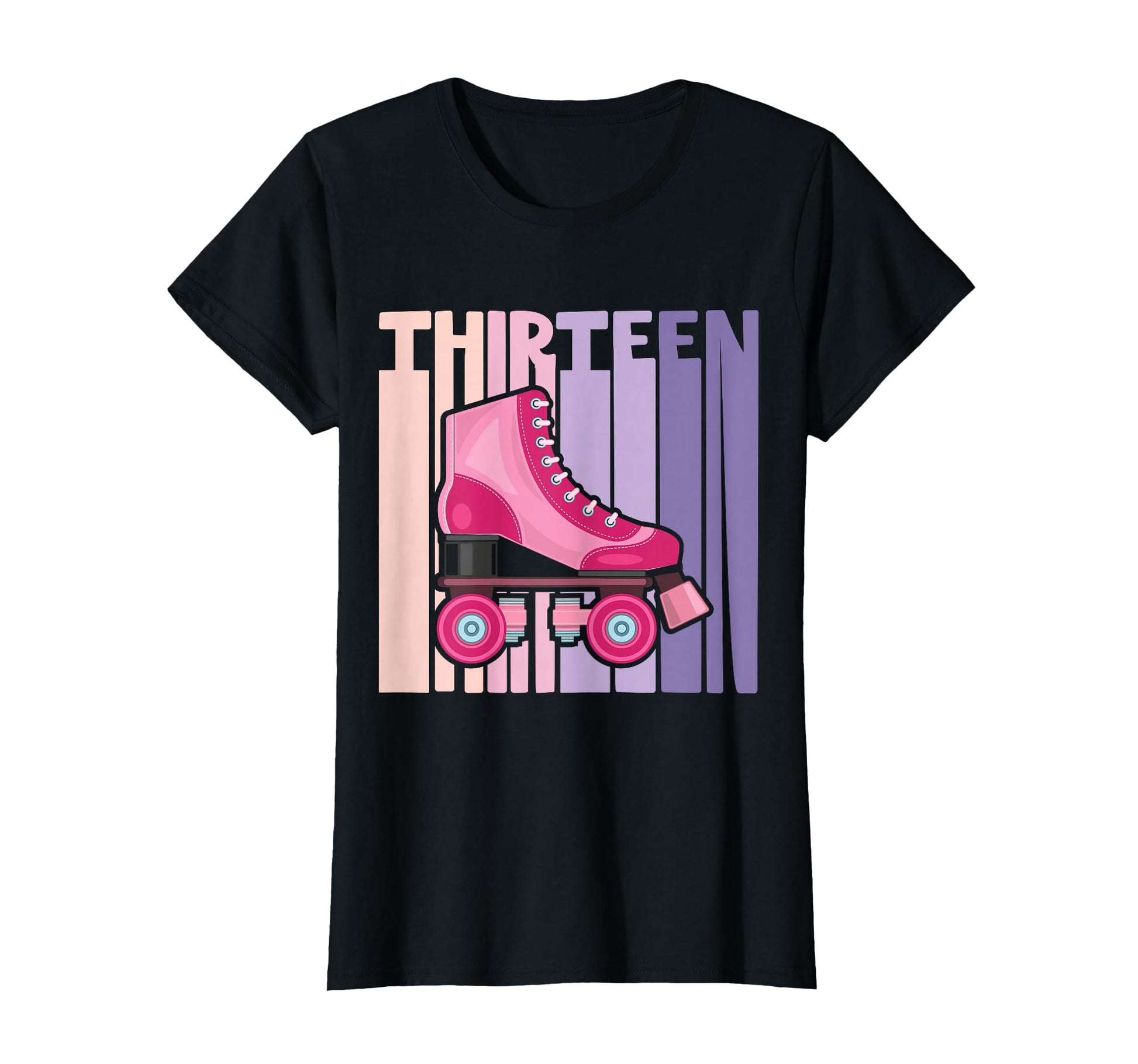 13 Year Old Roller Skating Birthday T-Shirt - Graphic Print for Adults - T-Shirt, Sweatshirt, Hoodie