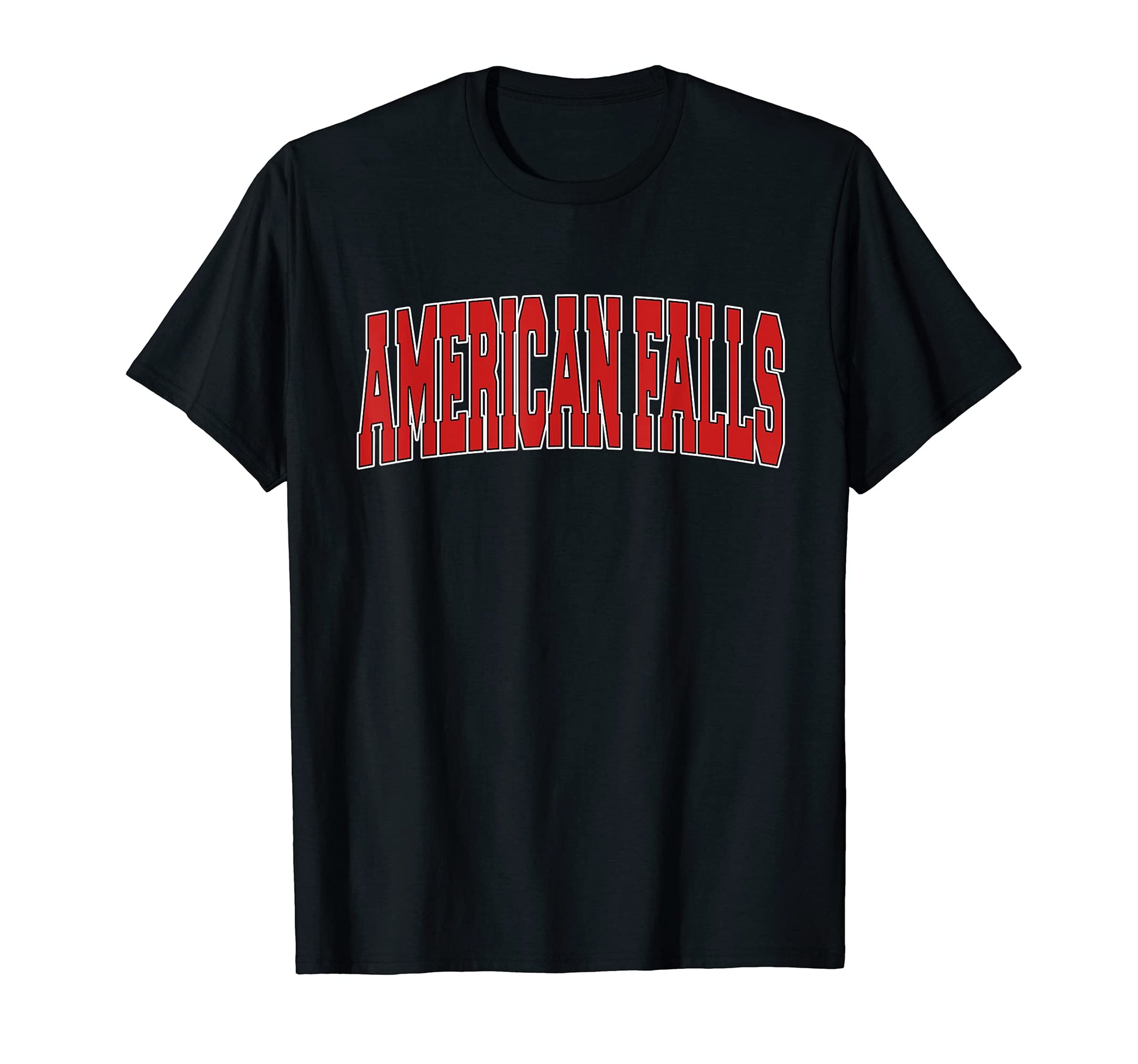 American Falls Id Idaho Varsity Usa T-Shirt - Custom Art Print Men Women - T-Shirt, Sweatshirt, Hoodie