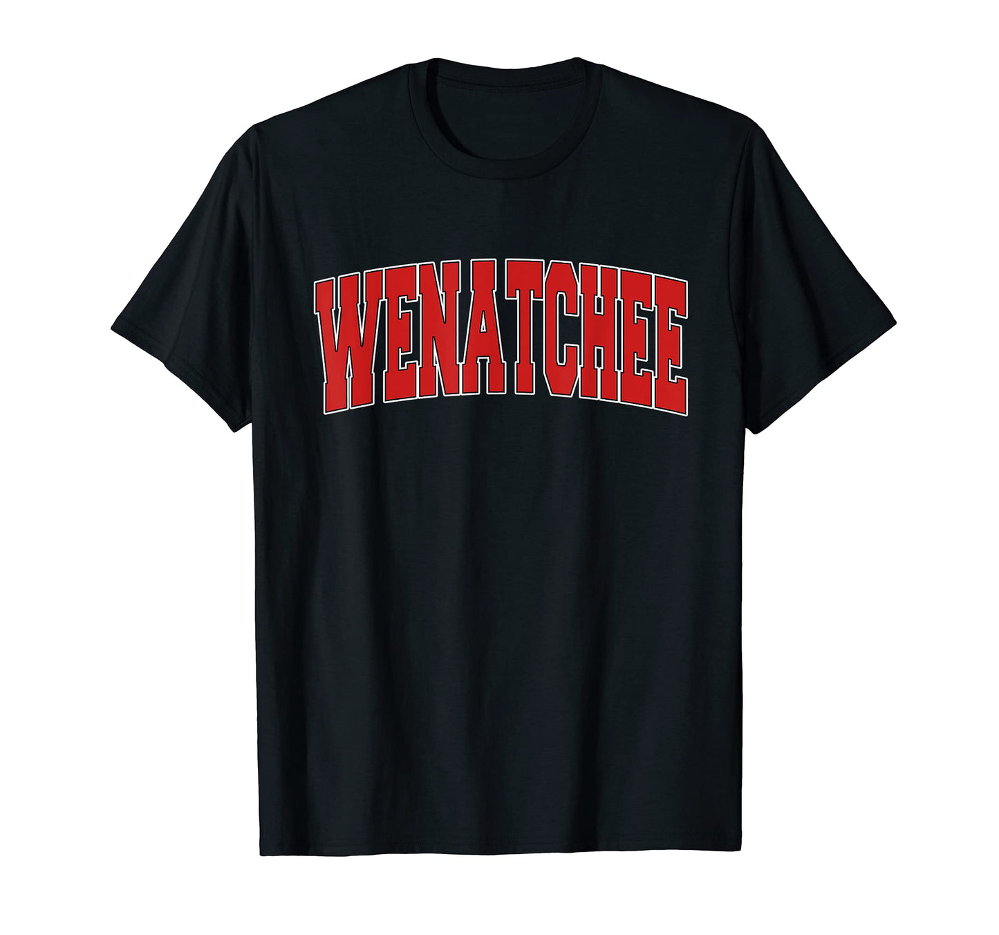 Wenatchee Wa Washington Varsity Usa T-Shirt - Aesthetic Graphic Unisex - T-Shirt, Sweatshirt, Hoodie