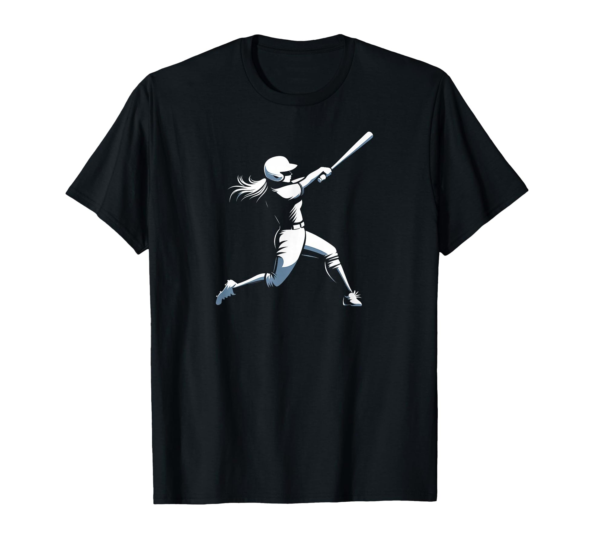 Female Baseball Player Hitting Home T-Shirt - Streetwear Style Men Women - T-Shirt, Sweatshirt, Hoodie