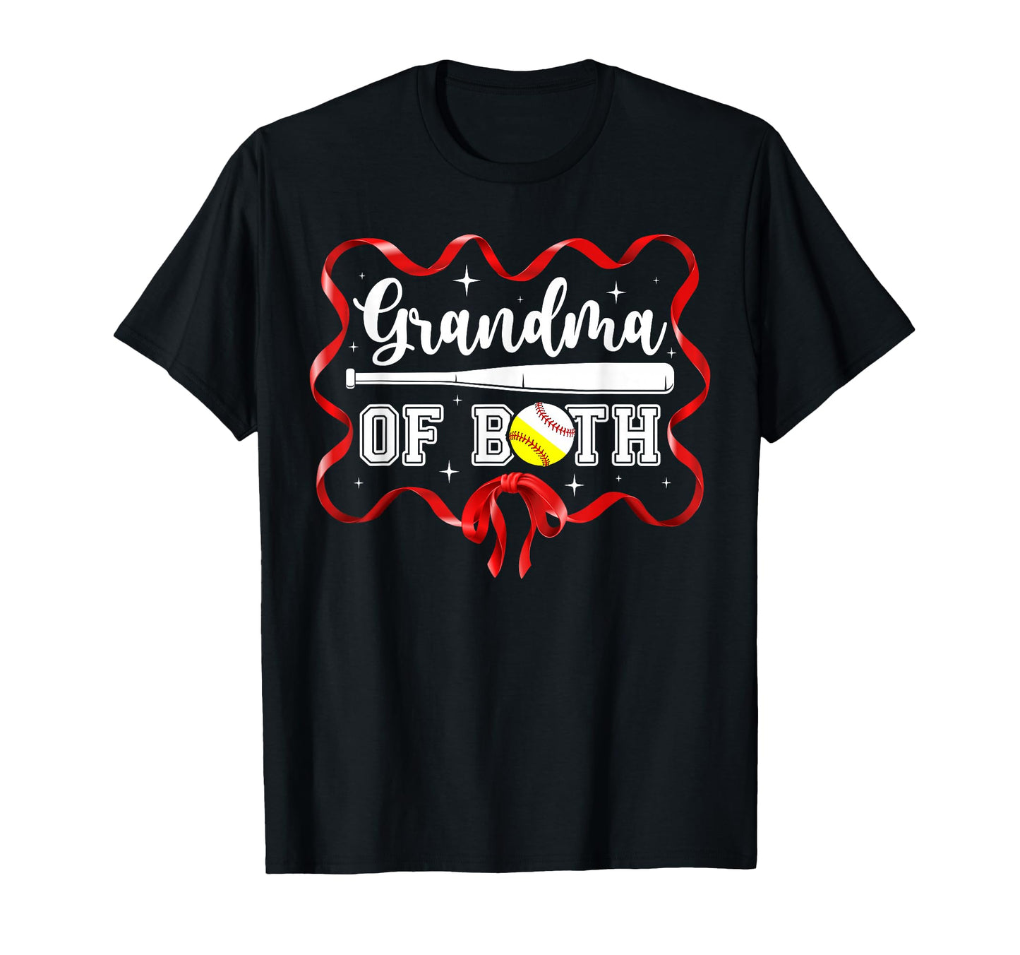 Grandma Both Coquette Baseball T-Shirt - Unique Graphic for Adults - T-Shirt, Sweatshirt, Hoodie