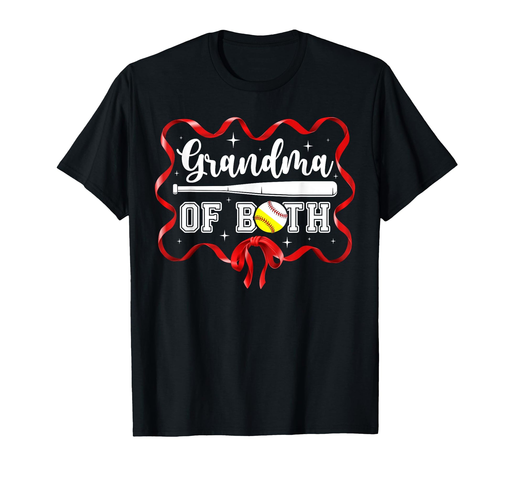 Grandma Both Coquette Baseball T-Shirt - Unique Graphic for Adults - T-Shirt, Sweatshirt, Hoodie