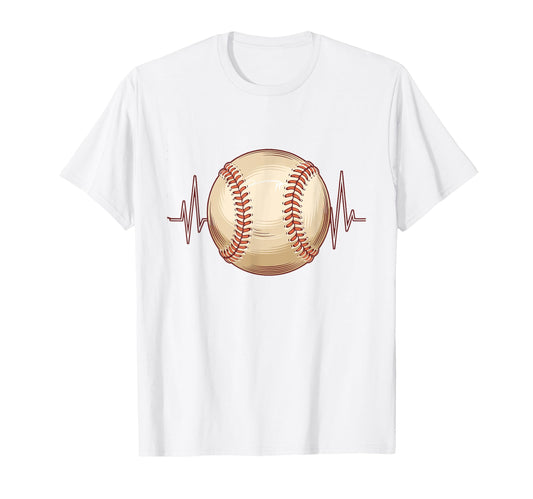 Baseball Heartbeat Batter T-Shirt - Unique Graphic Unisex - T-Shirt, Sweatshirt, Hoodie