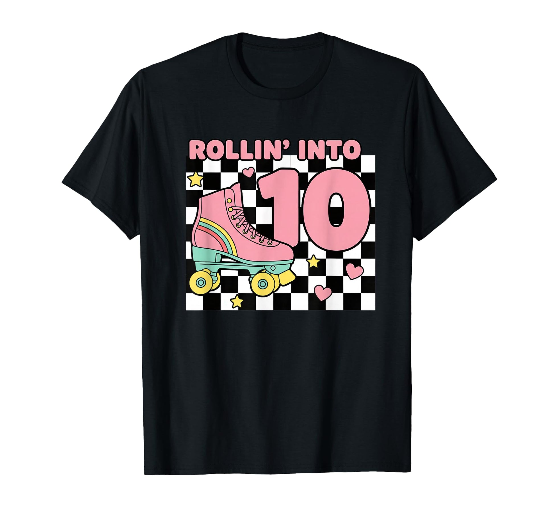 Rollin Into 10 Roller Skate Birthday T-Shirt - Streetwear Style Unisex - T-Shirt, Sweatshirt, Hoodie