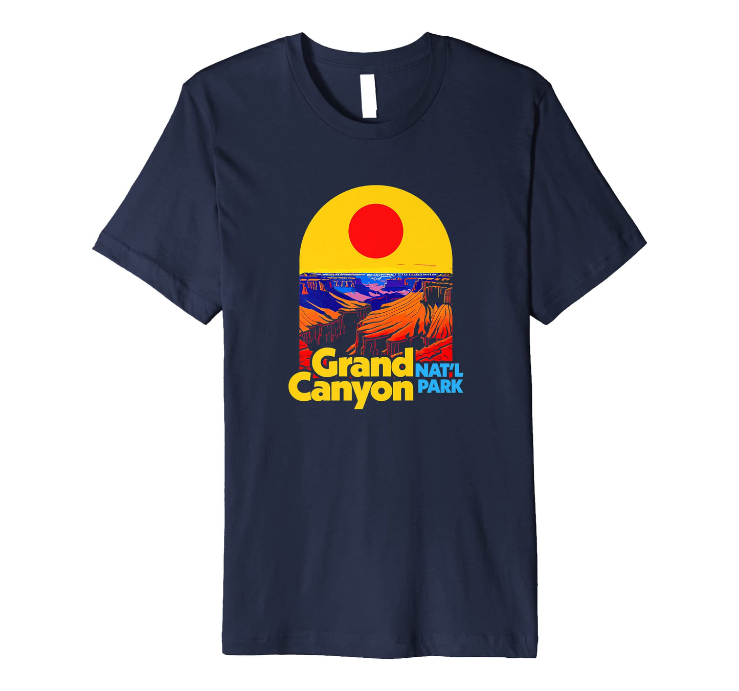 Grand Canyon National Park Outdoor T-Shirt - Minimalist Print for Adults - T-Shirt, Sweatshirt, Hoodie