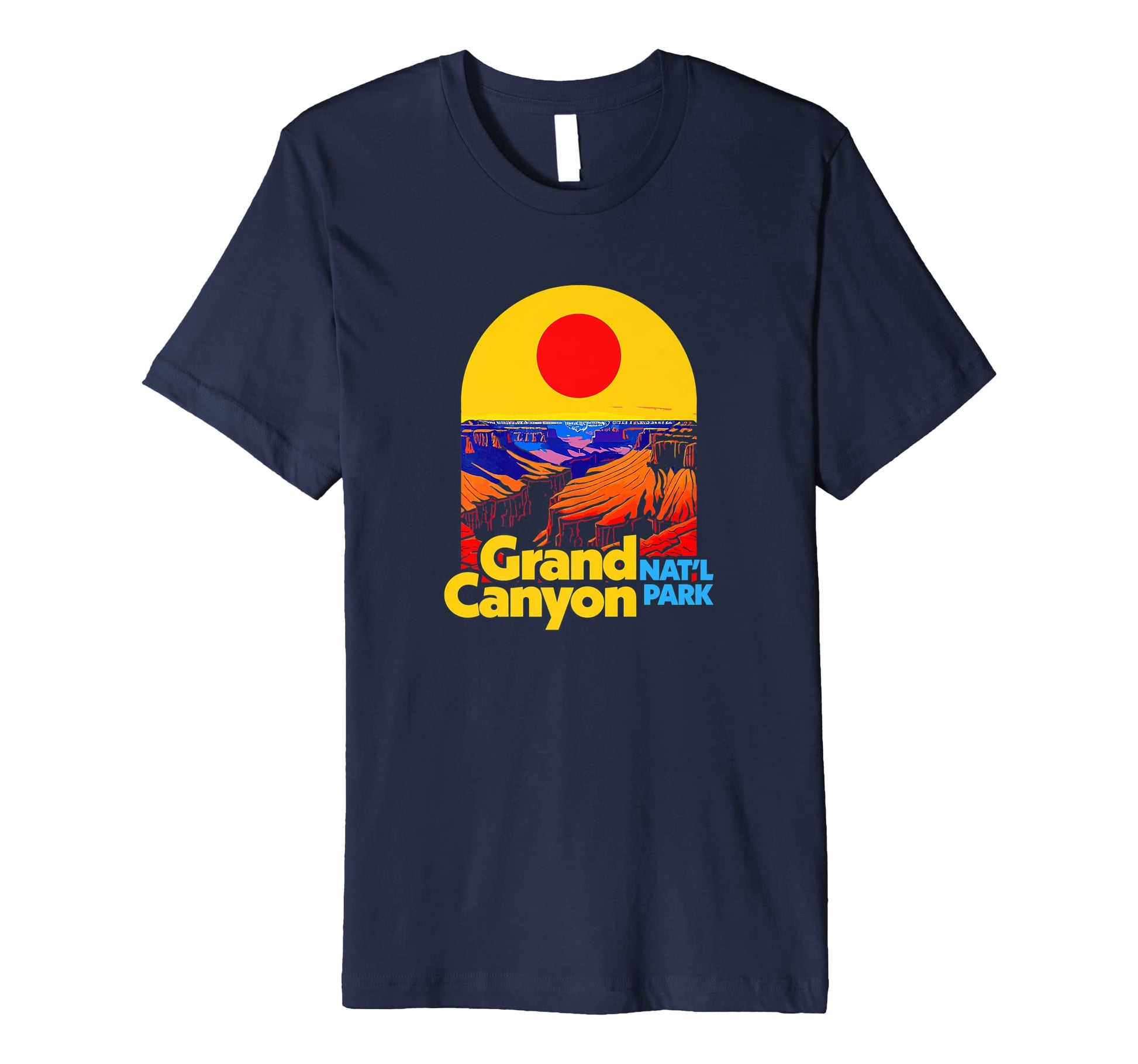 Grand Canyon National Park Outdoor T-Shirt - Minimalist Print for Adults - T-Shirt, Sweatshirt, Hoodie