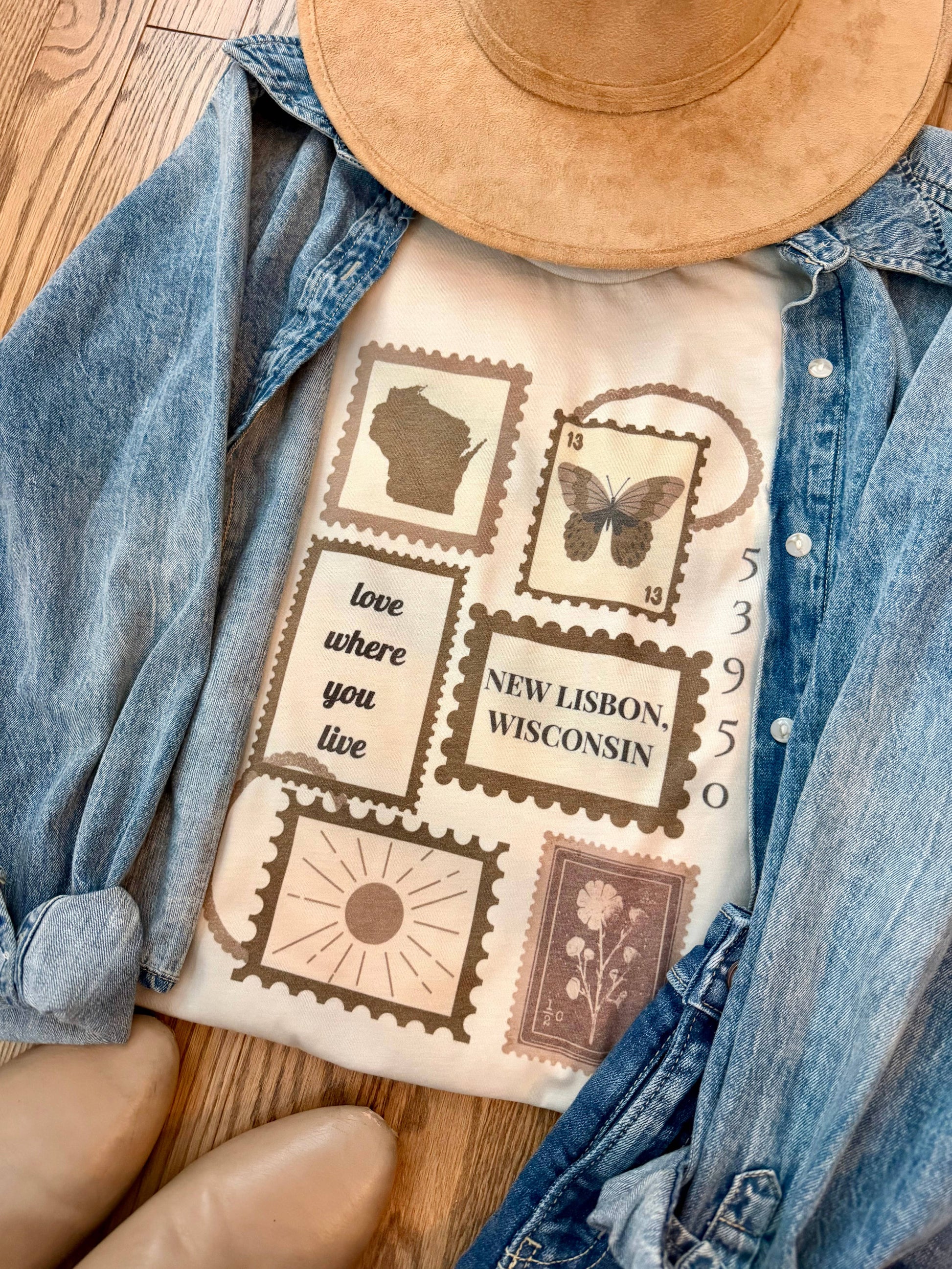 Custom* Stamp Graphic - Adult & Kids T-Shirts, Sweatshirts & Hoodies apparel design preview 1
