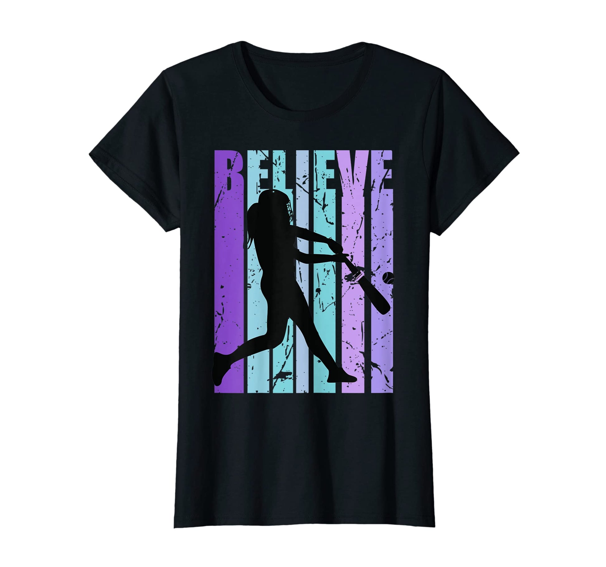 Womens Baseball Birthday Distressed T-Shirt - Casual Everyday Wear Unisex - T-Shirt, Sweatshirt, Hoodie