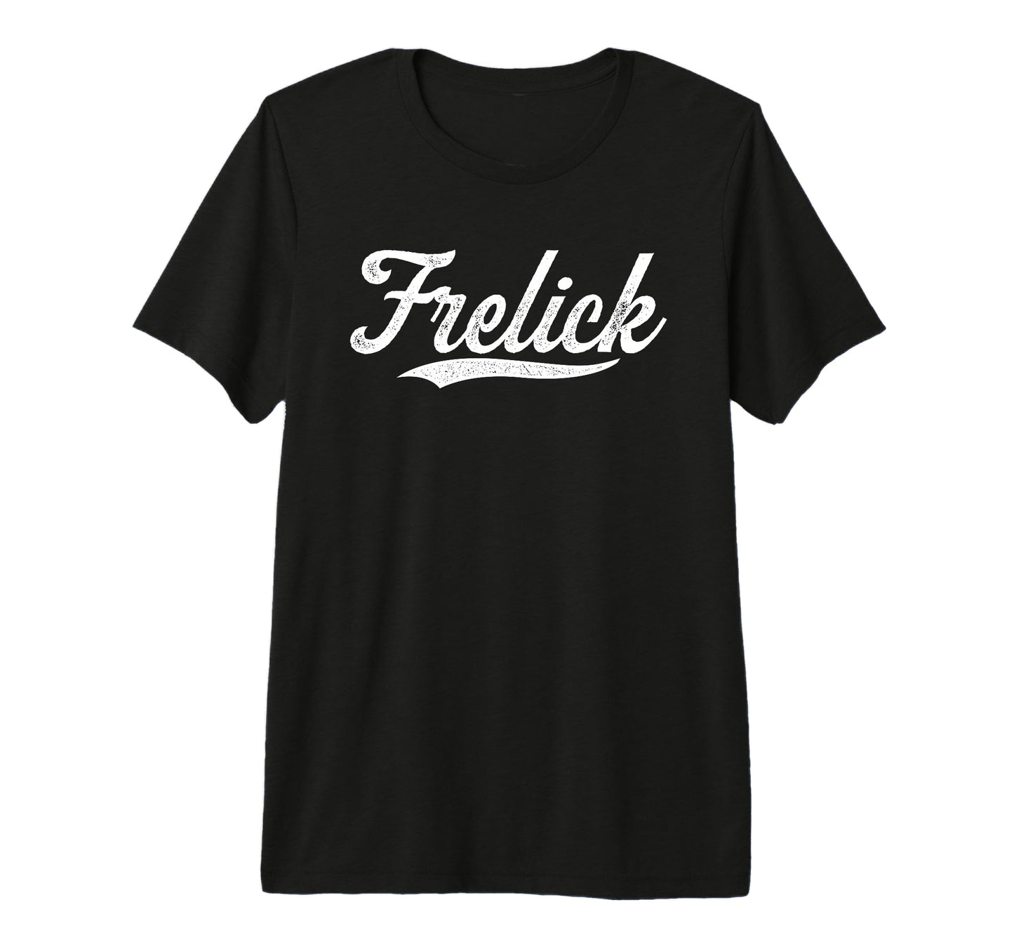 Distressed Script Sal Frelick T-Shirt - Casual Everyday Wear for Adults - T-Shirt, Sweatshirt, Hoodie