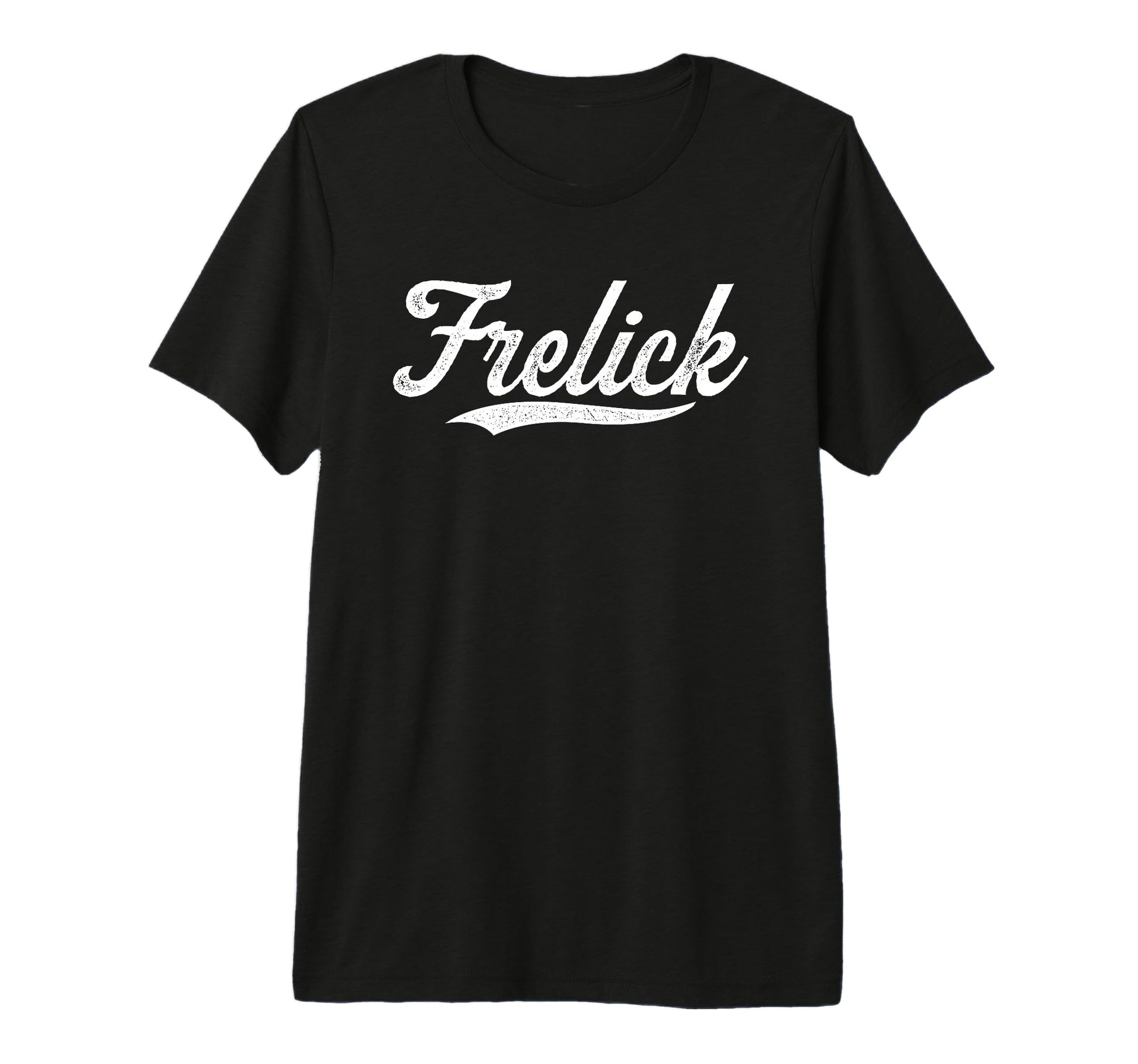 Distressed Script Sal Frelick T-Shirt - Casual Everyday Wear for Adults - T-Shirt, Sweatshirt, Hoodie