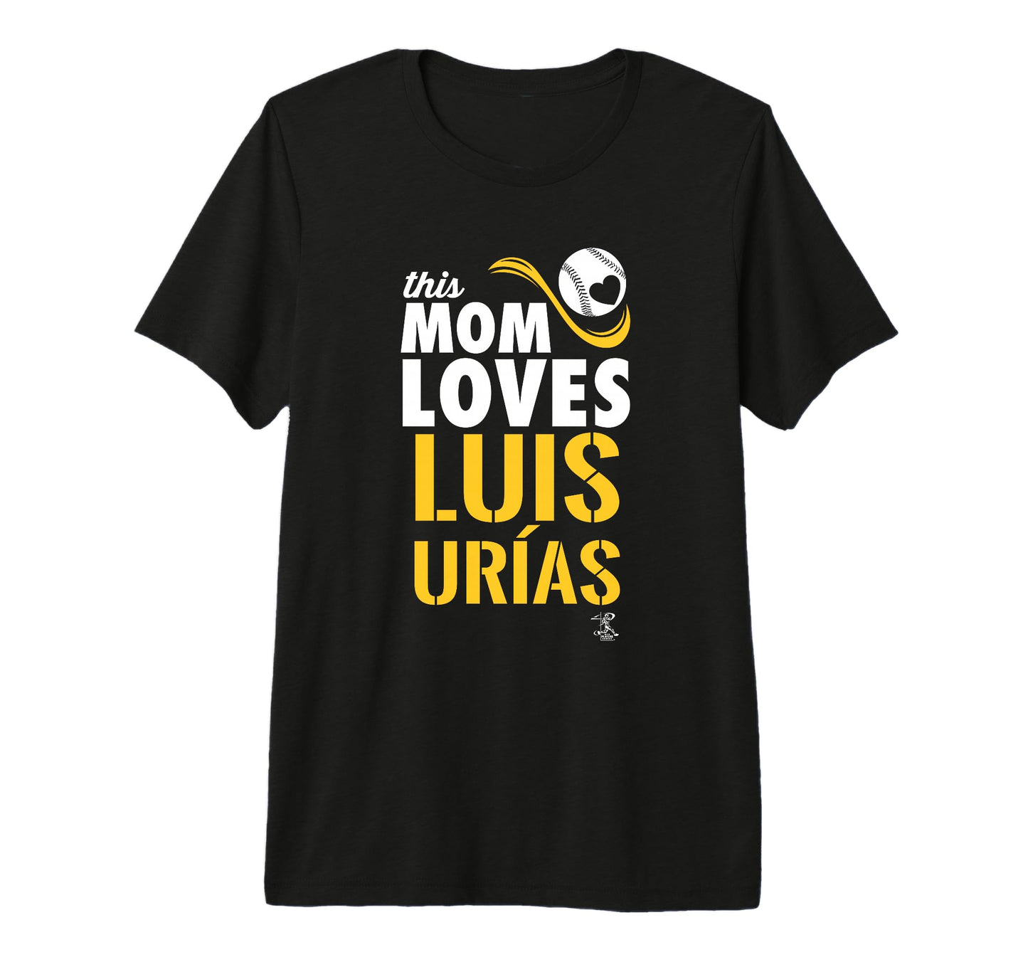 Luis Urias This Mom Loves Tri Blend T-Shirt - Fun Novelty Design Unisex - T-Shirt, Sweatshirt, Hoodie