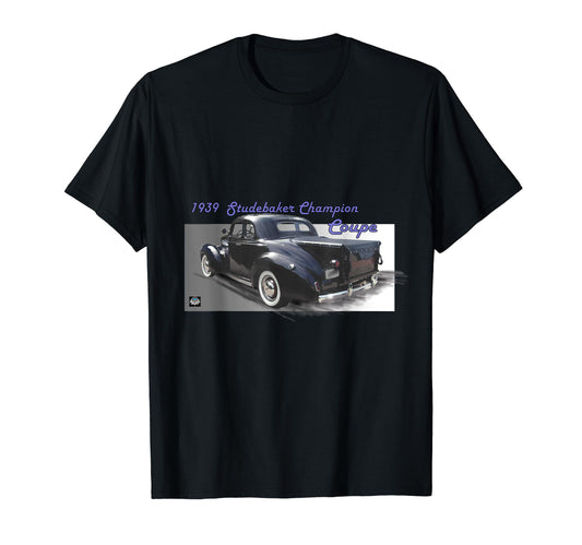 1939 Studebaker Champion Coupe T-Shirt - Aesthetic Graphic for Adults - T-Shirt, Sweatshirt, Hoodie